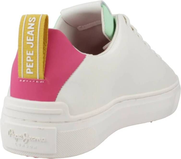 Pepe Jeans Stijlvolle Camden Street W Sneakers White Dames