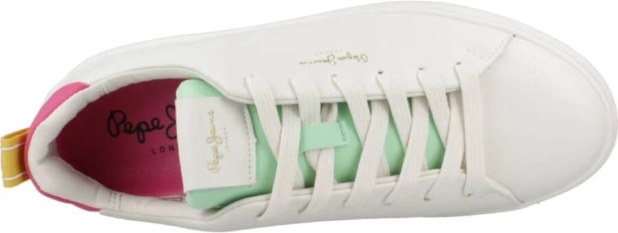 Pepe Jeans Stijlvolle Camden Street W Sneakers White Dames