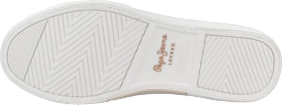 Pepe Jeans Stijlvolle Kenton Max W Sneakers White Dames