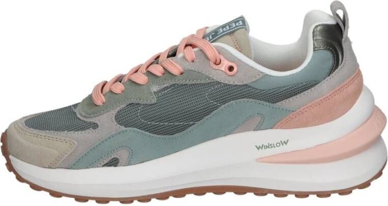Pepe Jeans Stijlvolle Sportschoenen voor Jongeren Multicolor Dames