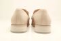 Pertini Beige leren loafer met gevlochten detail Brown Dames - Thumbnail 4