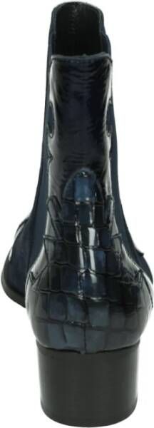 Pertini Blauwe Westernlaars met G Breedte