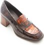 Pertini Bruine dierenprint pennyloaferhakken Brown Dames - Thumbnail 2