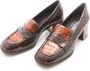 Pertini Bruine dierenprint pennyloaferhakken Brown Dames - Thumbnail 3