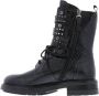 Pertini Dames Croco Lace Up Black Dames - Thumbnail 2