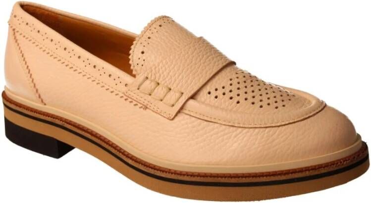 Pertini Dames Maquillaje Leren Loafer Pink Dames