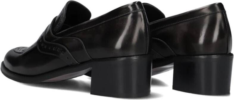 Pertini Elegante donkergrijze loafers Gray Dames