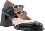 Pertini Klassieke Mary Jane Pump Schoenen Black Dames - Thumbnail 3