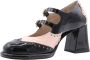 Pertini Klassieke Mary Jane Pump Schoenen Black Dames - Thumbnail 4