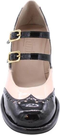Pertini Klassieke Mary Jane Pump Schoenen Black Dames