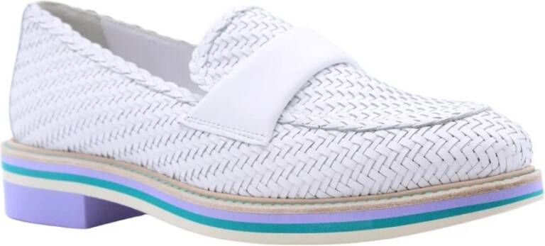 Pertini Klassieke Ouderkerk Loafers White Dames