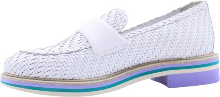 Pertini Klassieke Ouderkerk Loafers White Dames