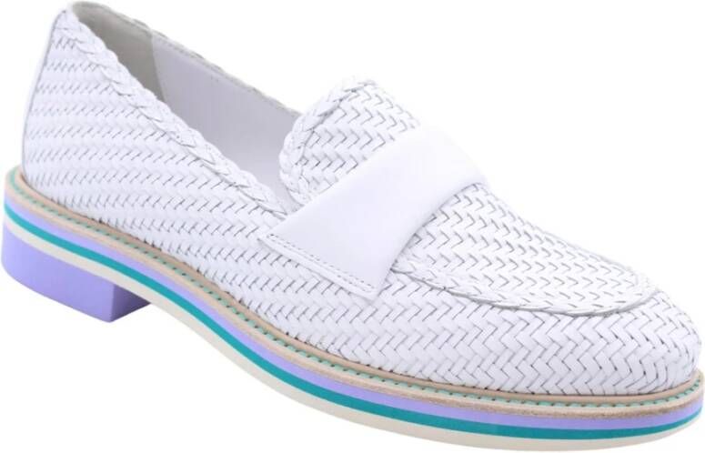 Pertini Klassieke Ouderkerk Loafers White Dames