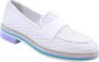 Pertini Klassieke Ouderkerk Loafers White Dames - Thumbnail 8