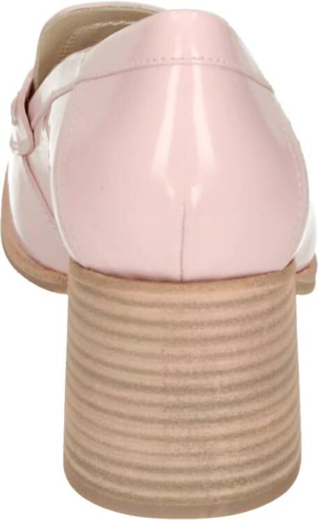 Pertini Roze Effen Pumps met Rubberen Zool