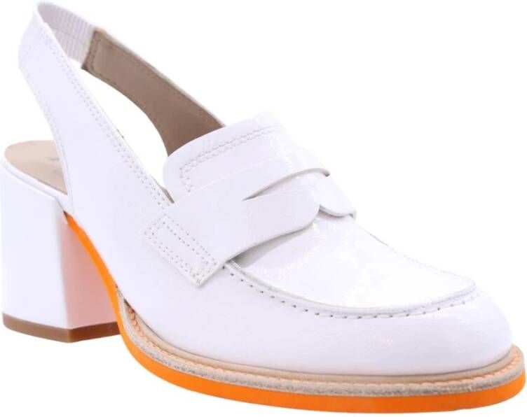 Pertini Elegante Schore Slingback Hakken White Dames