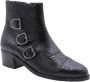 Pertini Stijlvolle Enkellaars Larix Black Dames - Thumbnail 2
