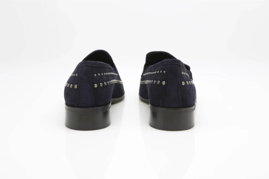 Pertini Studded Graphite Loafer Blue Dames