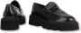 Pertini Zwarte Loafer met Grijze Details Black Dames - Thumbnail 3