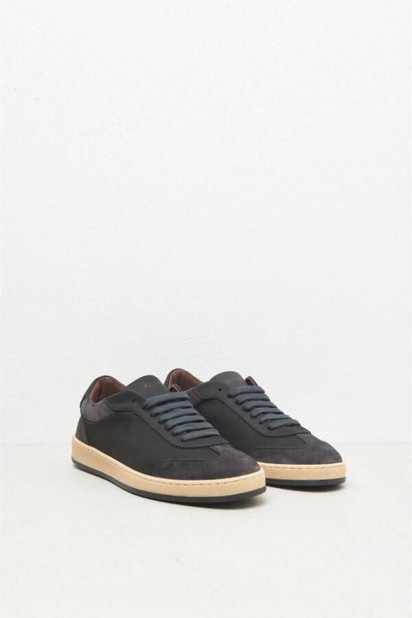 PESERICO Echte leren sneakers Gray Heren