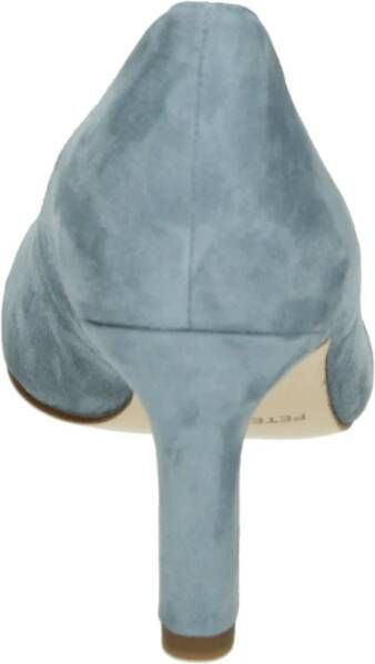 Peter Kaiser Blauwe Suède Pumps met G Breedte