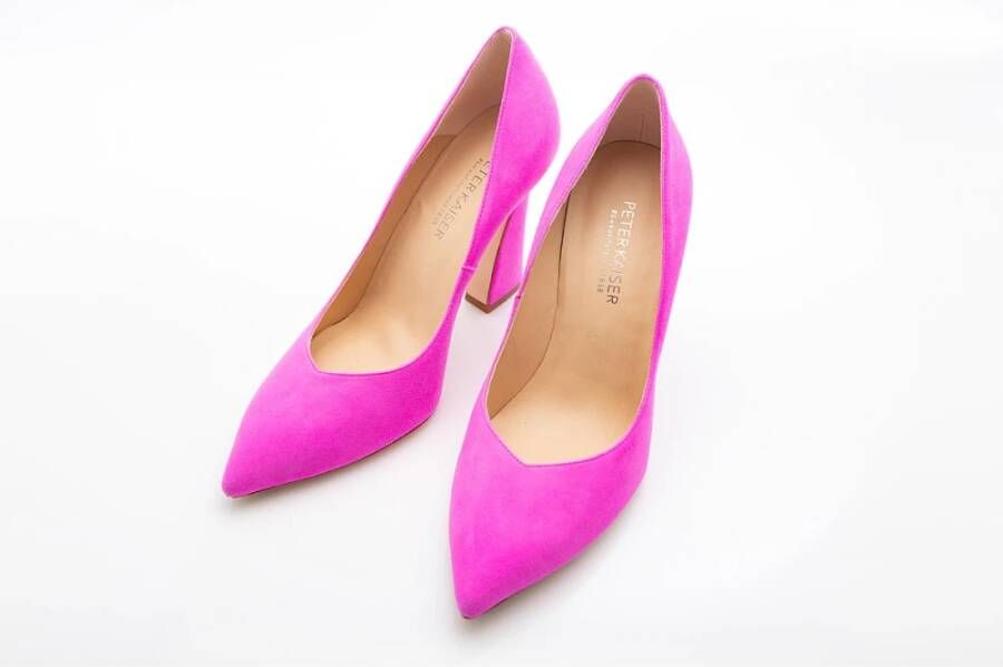 Peter Kaiser Elegant Pink Suede Enilia Pumps Pink Dames