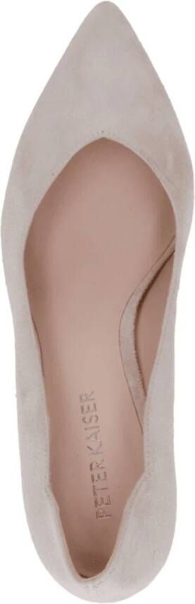 Peter Kaiser Elegante Zwarte Pumps Beige Dames