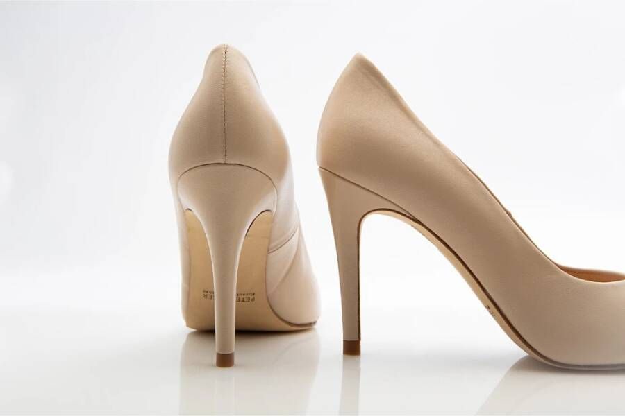 Peter Kaiser Nude Leren Pump Hakken Beige Dames