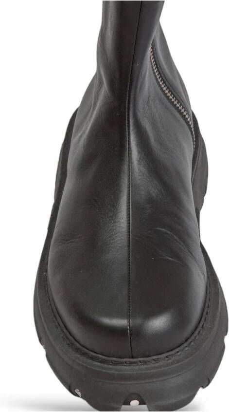 Phileo Zwarte Vegan Leren Trucker Boots Black Heren