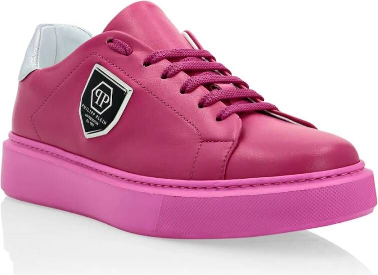 Philipp Plein Beperkte oplage Lo-Top Sneakers Roze Dames
