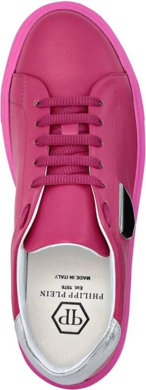 Philipp Plein Beperkte oplage Lo-Top Sneakers Roze Dames