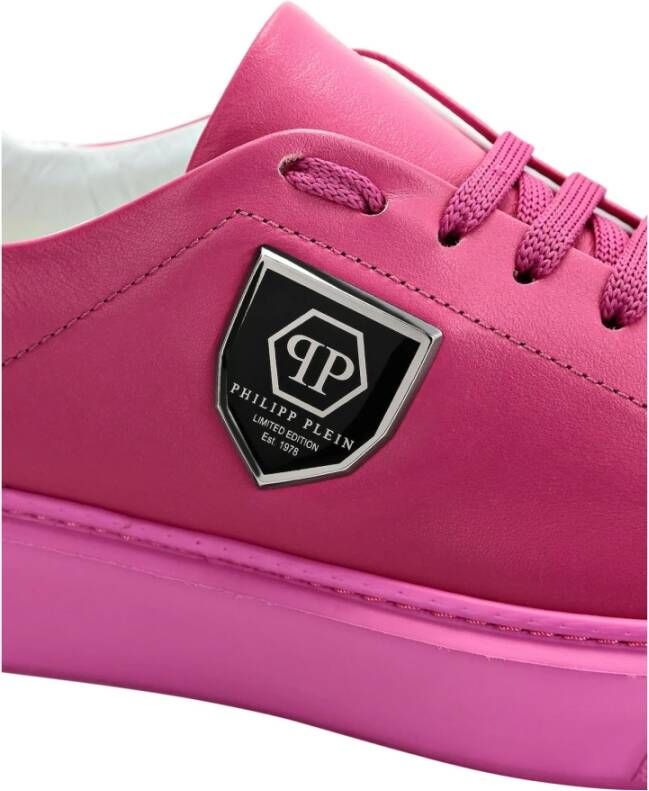 Philipp Plein Beperkte oplage Lo-Top Sneakers Roze Dames