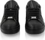 Philipp Plein Bicolor Low-Top Sneakers met Gommat Details Black Heren - Thumbnail 3