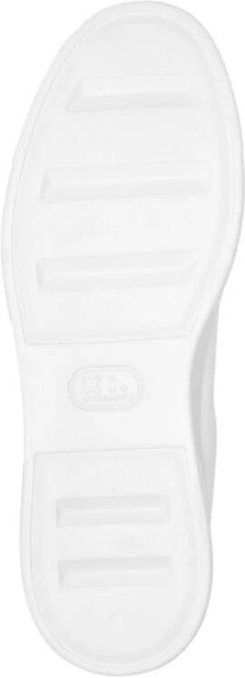 Philipp Plein Blauwe Leren Sneakers Platte Schoenen White Heren
