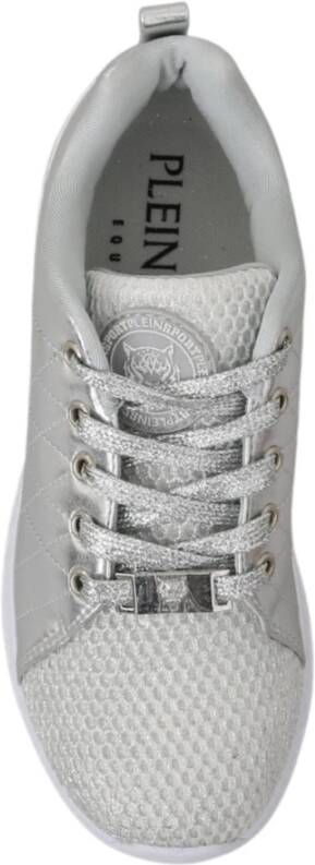 Philipp Plein Elegante zilveren sneakers voor trendsetters Gray Heren