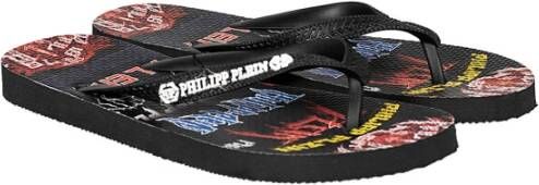 Philipp Plein Stijlvolle damesslippers Zwart Dames