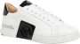 Philipp Plein Hexagon Lo-Top Sneakers Effen Vetersluiting White Heren - Thumbnail 3