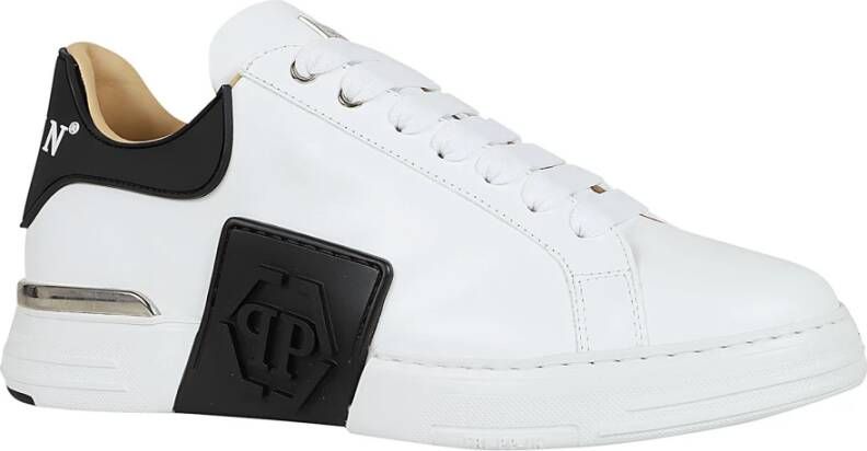 Philipp Plein Hexagon Lo-Top Sneakers White Heren