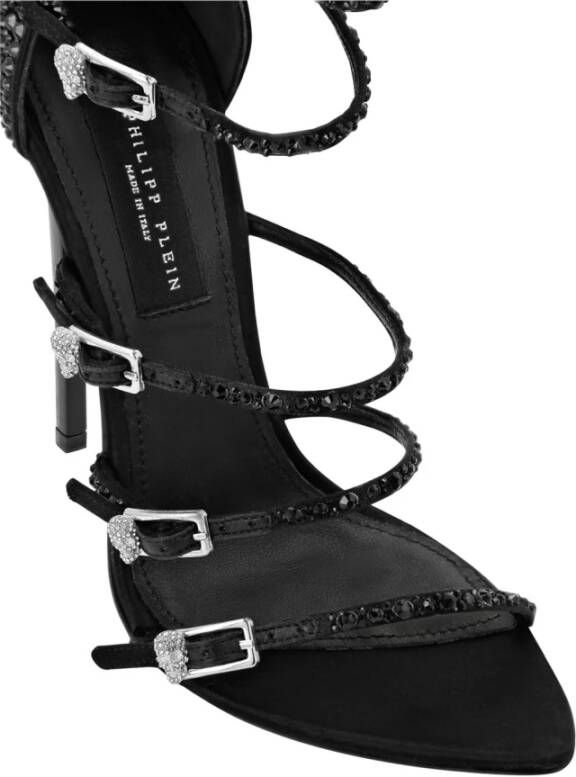 Philipp Plein Hoge hakken sandalen in zwart