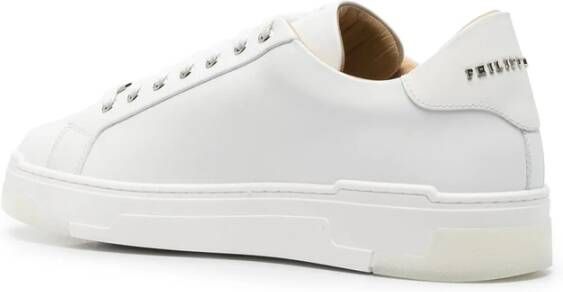 Philipp Plein Lace-Up Sneaker met rubberen zool
