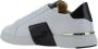 Philipp Plein Logo Versierde Leren Sneakers White Heren - Thumbnail 2