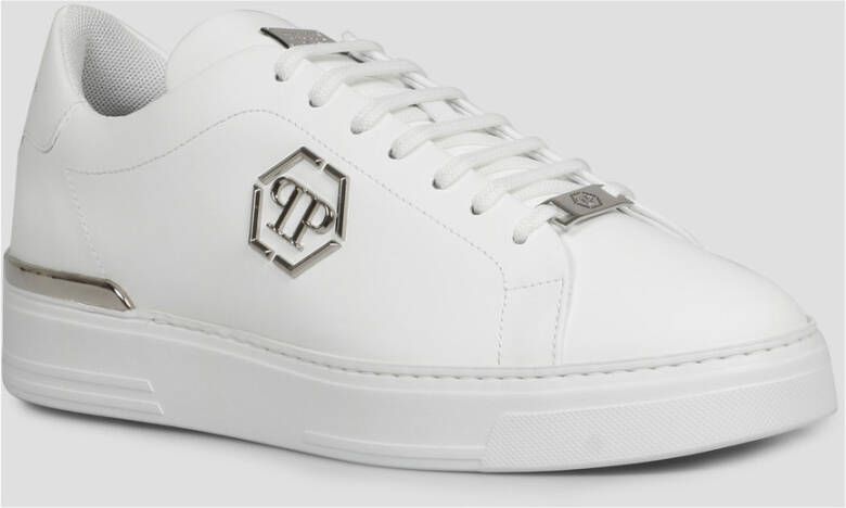 Philipp Plein Low-top sneaker zeshoek Wit Heren