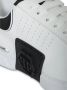 Philipp Plein Reliëf wit leren sneakers - Thumbnail 2