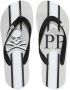 Philipp Plein Lente Zomer Unisex Synthetische Flip Flops Gray Unisex - Thumbnail 2