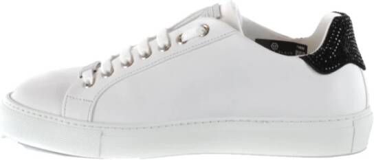 Philipp Plein Witte Leren Sneakers voor Dames Wit Dames