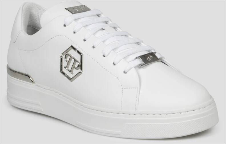 Philipp Plein Hexagon Low Top Sneakers Wit Heren