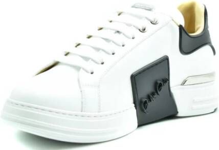 Philipp Plein Moderne Statement Sneakers Wit Heren