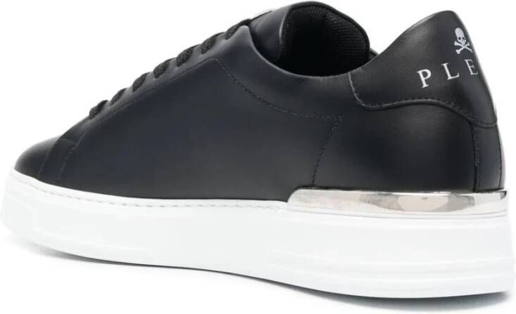 Philipp Plein Zwarte Hexagon Lage Sneakers voor Heren Zwart Heren