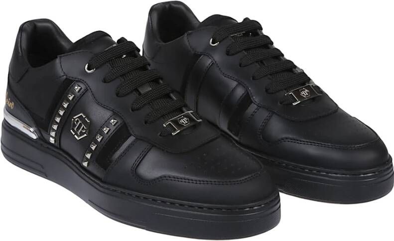 Philipp Plein Stijlvolle lage top sneakers met studs