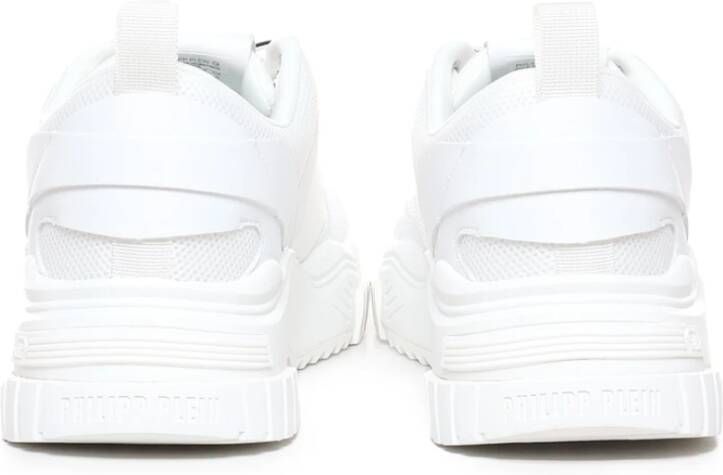 Philipp Plein Stijlvolle Sneakers met Katoenmix White Heren